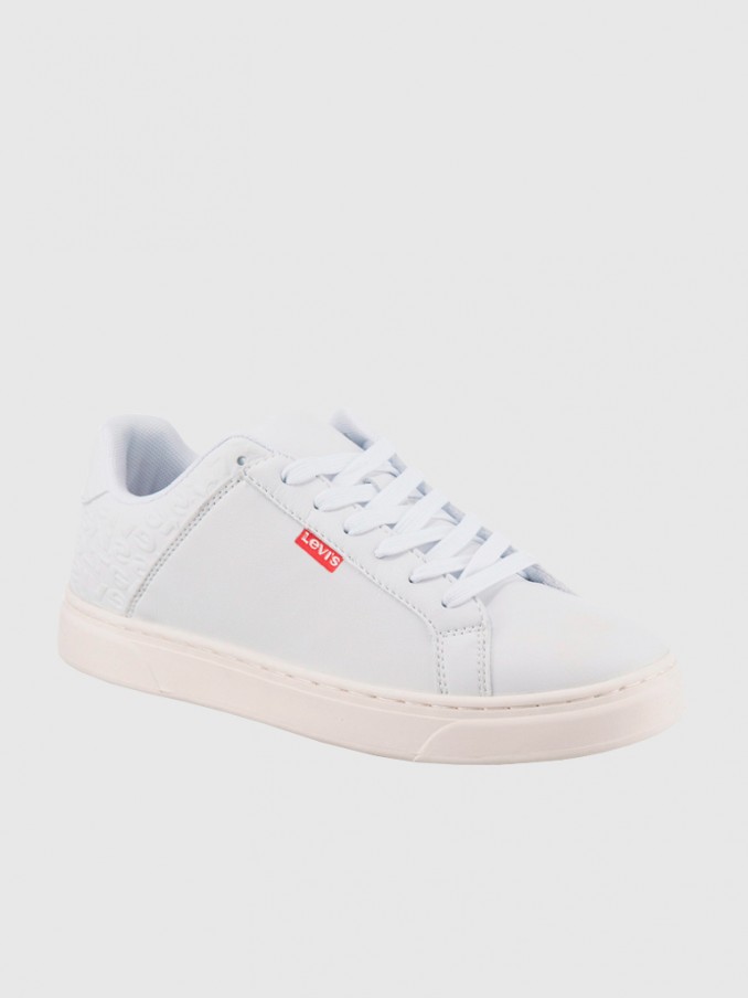 Tenis Mujer Blanco Levis