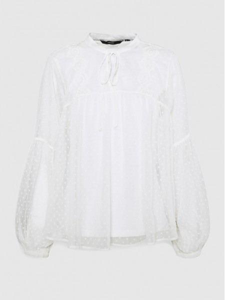 Blusa Mujer Blanco Vero Moda