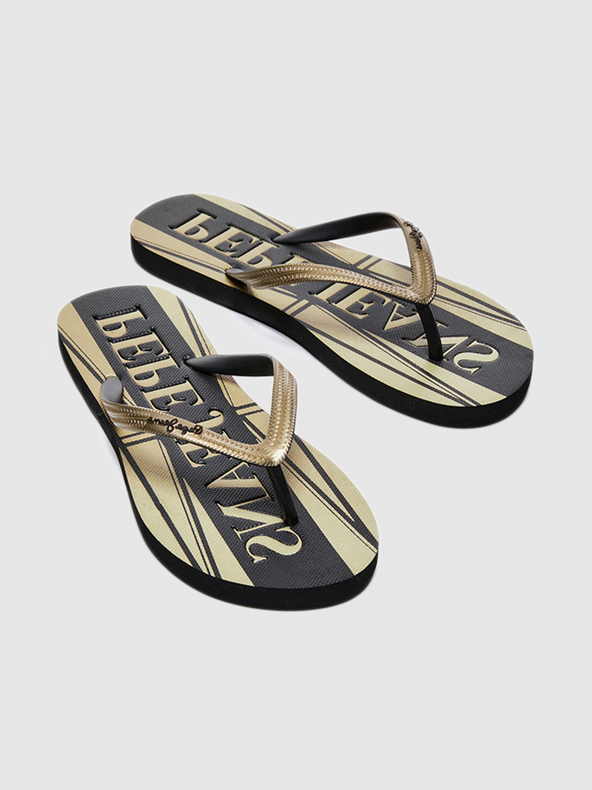 Flip Flops Woman Golden Pepe Jeans London