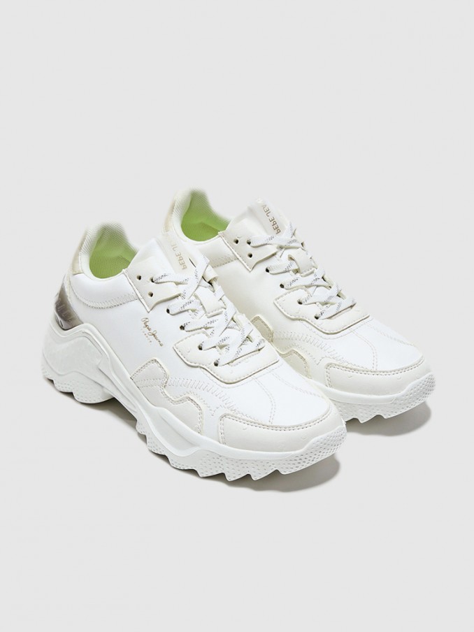 Tenis Mujer Blanco Pepe Jeans London