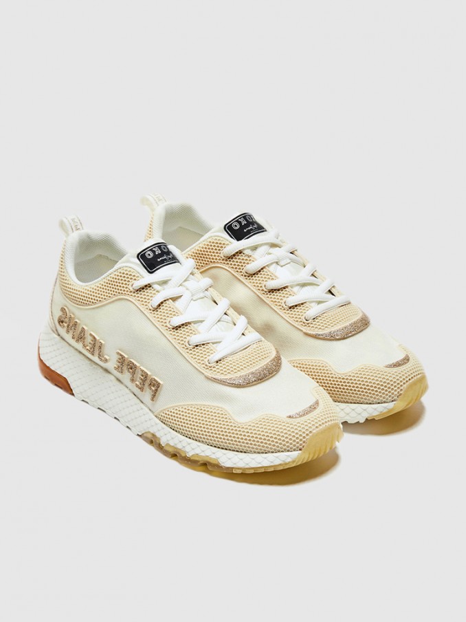 Sneakers Woman Golden Pepe Jeans London