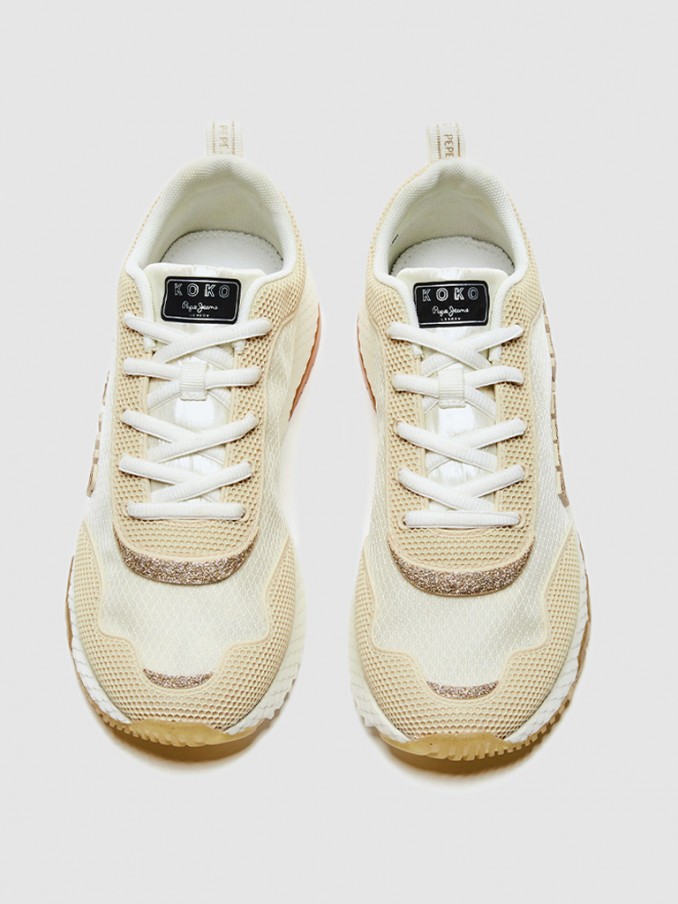 Sneakers Woman Golden Pepe Jeans London