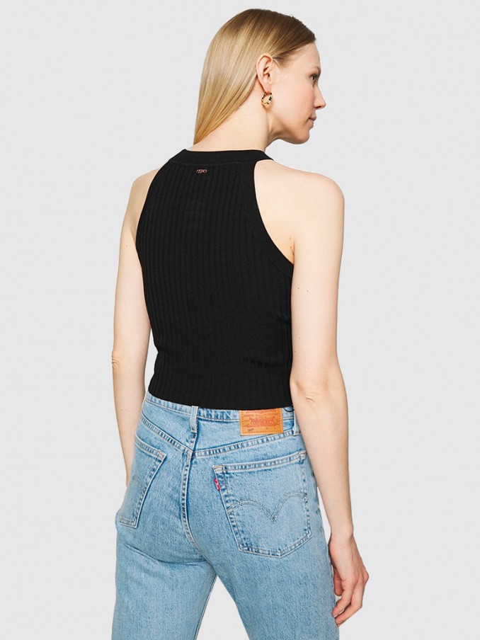 Blusa Mujer Negro Guess
