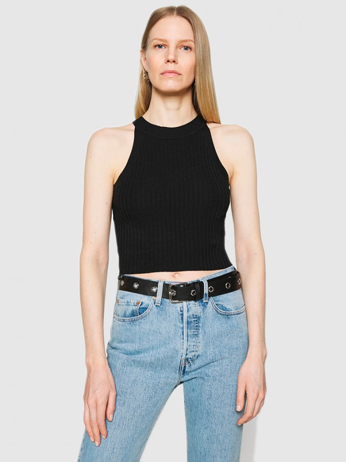 Blusa Mujer Negro Guess
