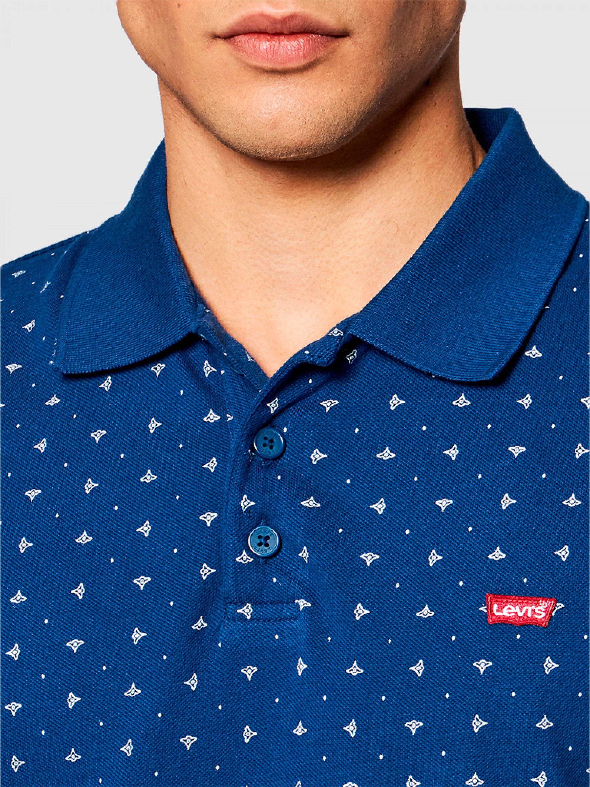 Polo Hombre Azul Marino Levis