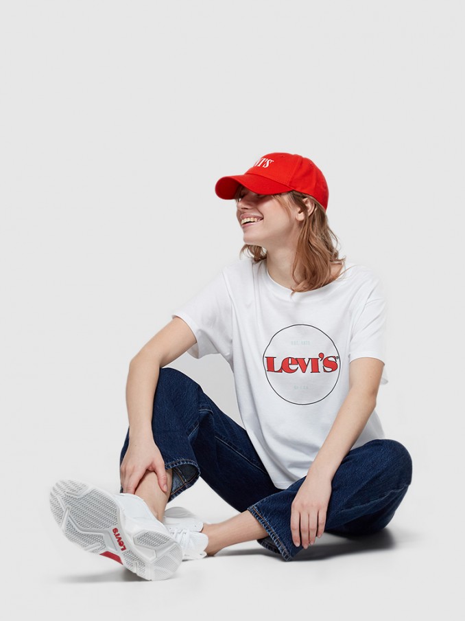Camiseta Mujer Blanco Levis