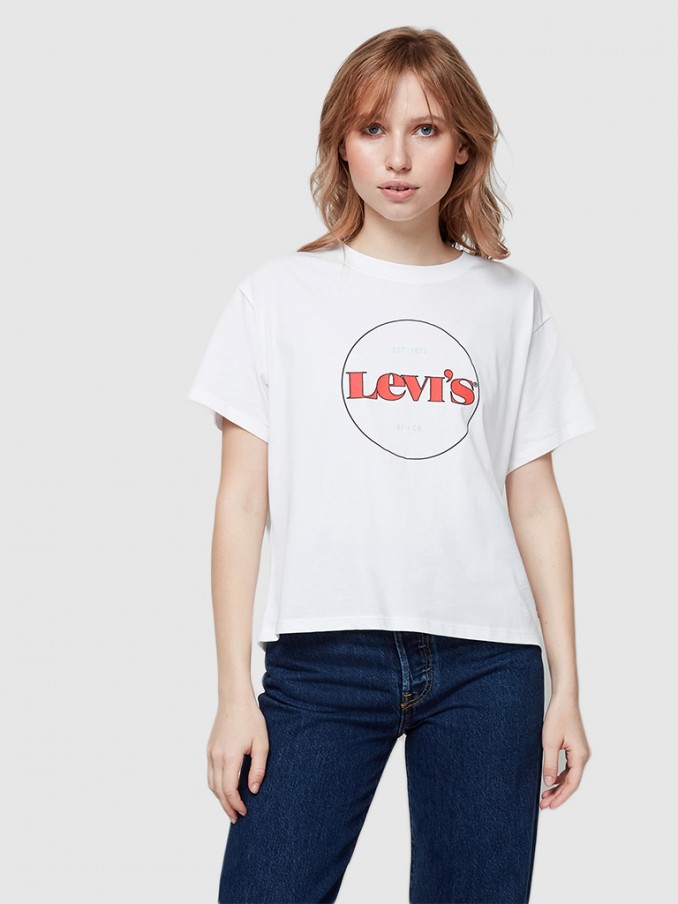 Camiseta Mujer Blanco Levis