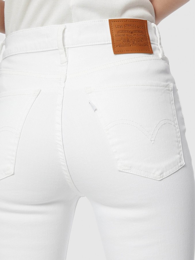 Pantalones Mujer Blanco Levis