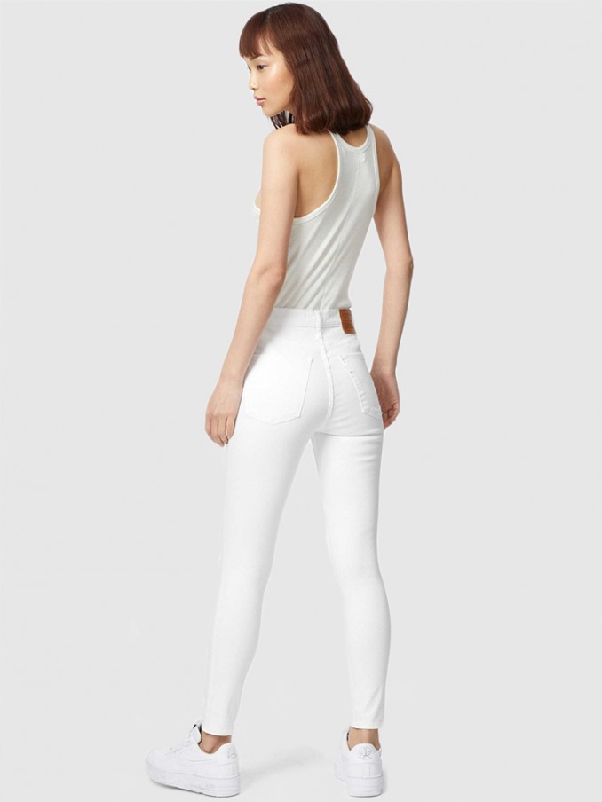 Pantalones Mujer Blanco Levis