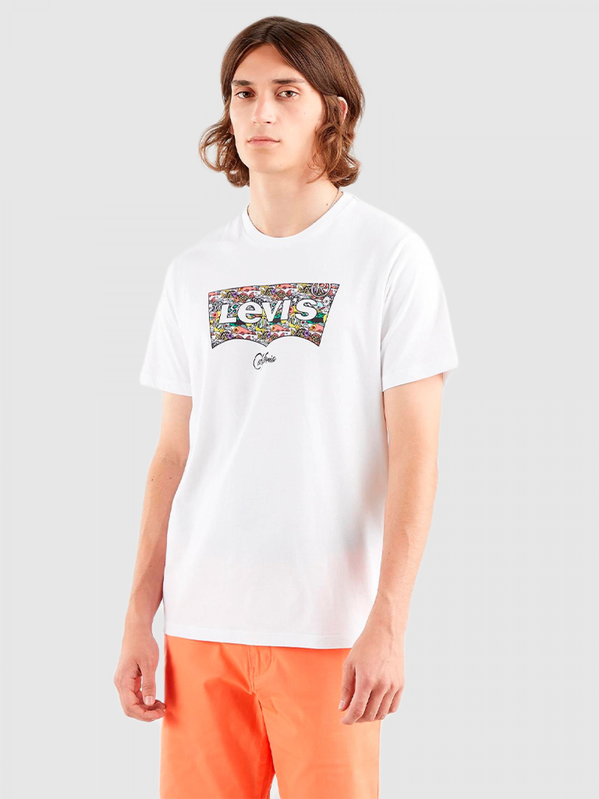 Camiseta Hombre Blanco Levis
