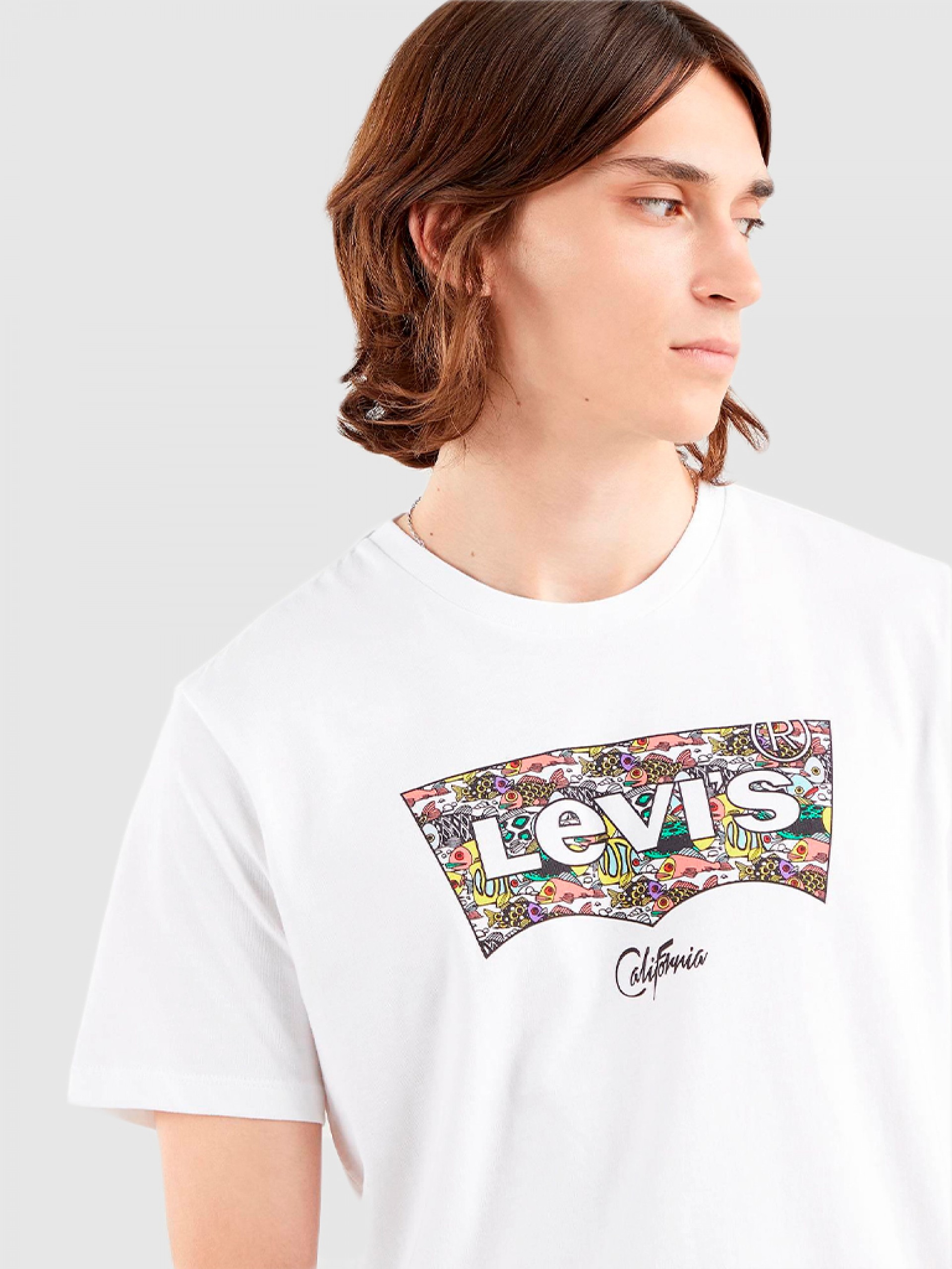 Camiseta Hombre Blanco Levis