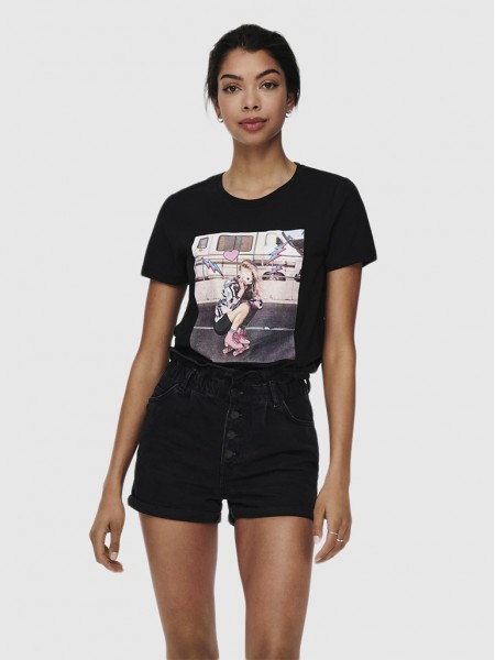 T-Shirt Mulher Lana  Only