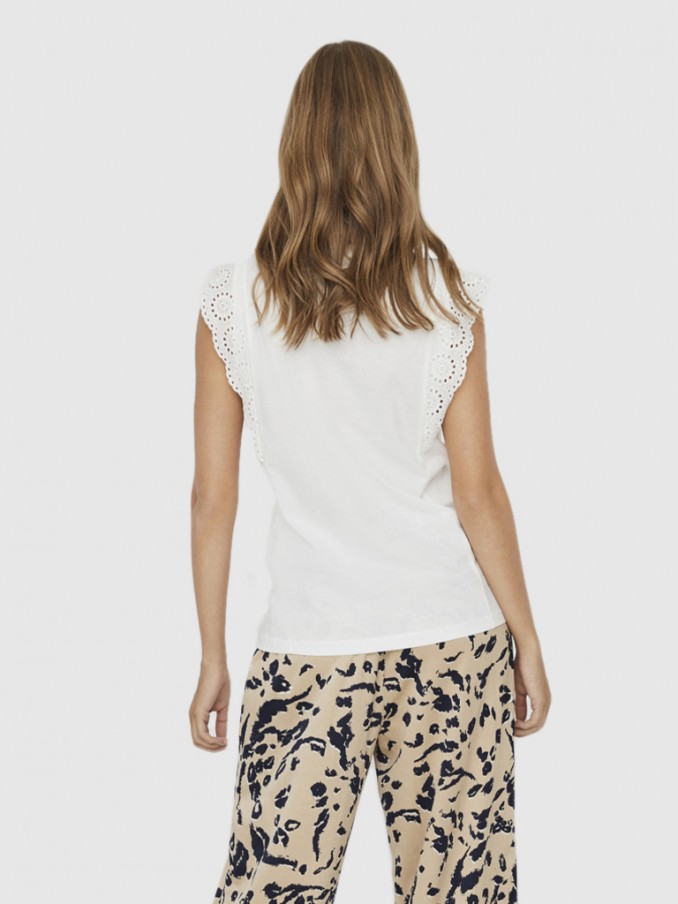 T-Shirt Mulher Hollyn Vero Moda