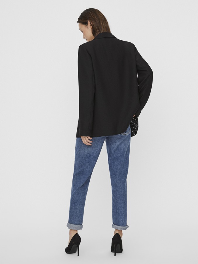 Blazer Mujer Negro Vero Moda