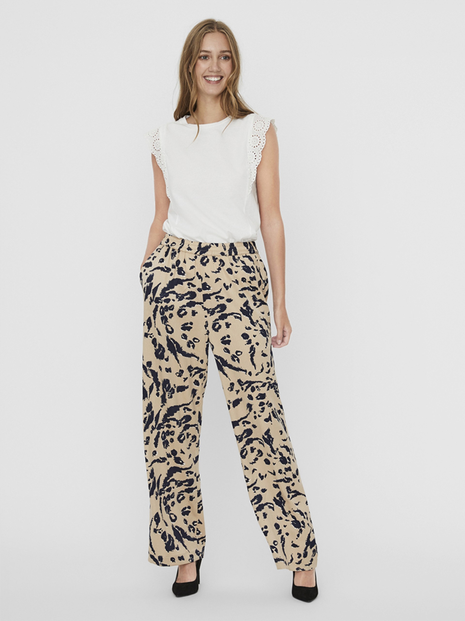 Camiseta Mujer Blanco Vero Moda