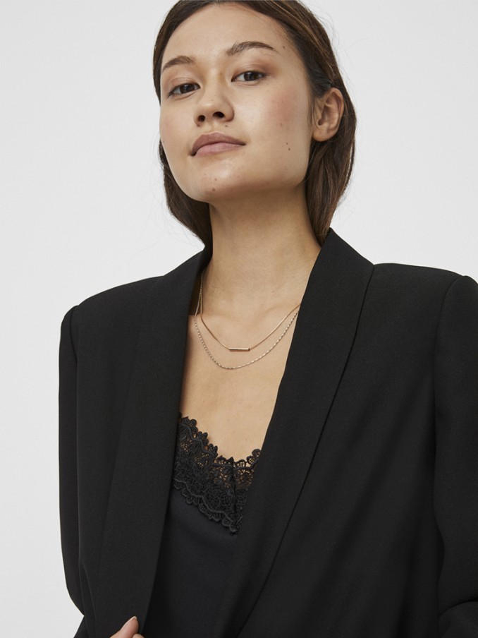 Blazer Mujer Negro Vero Moda
