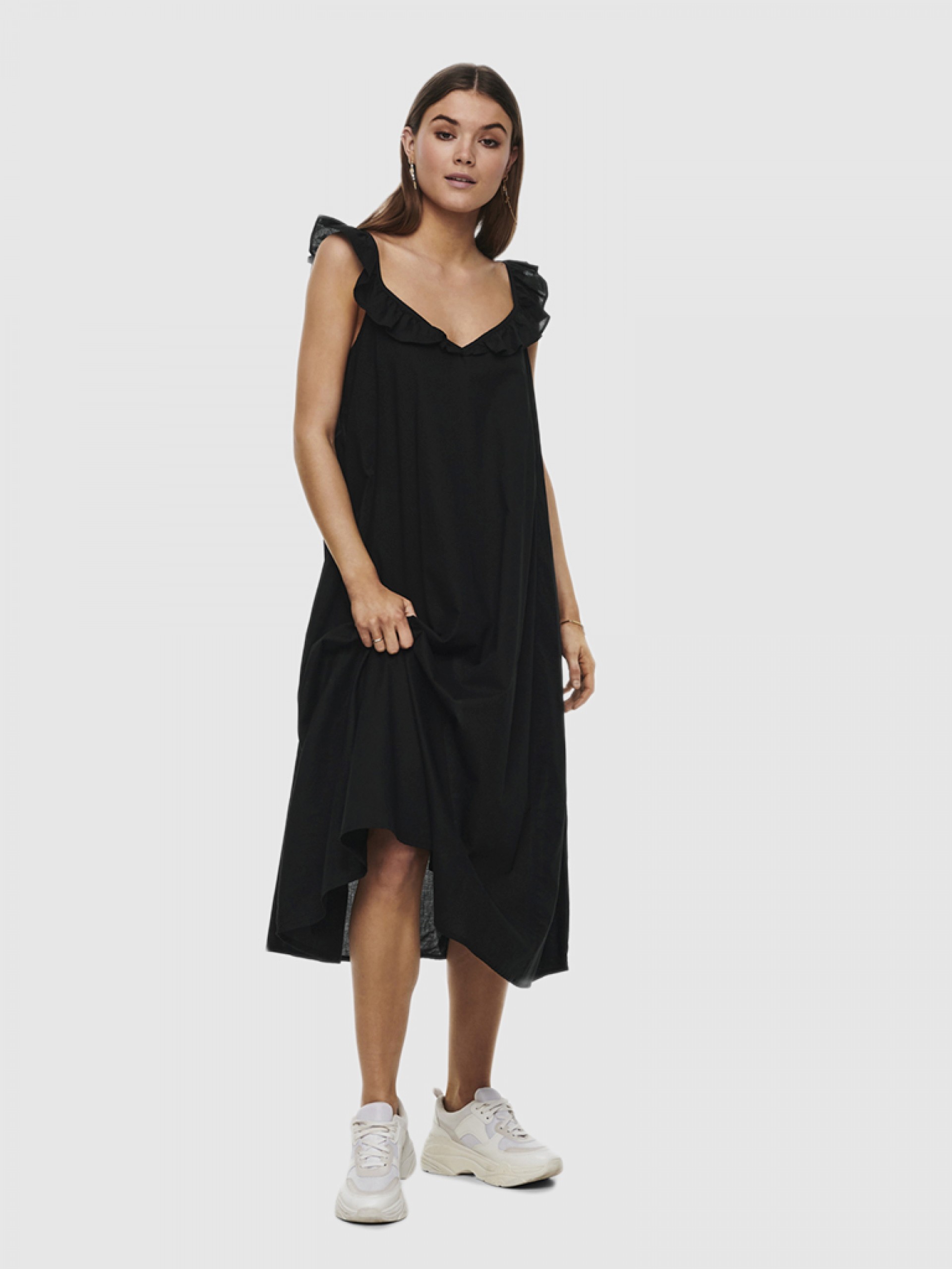 Vestido Mujer Negro Only