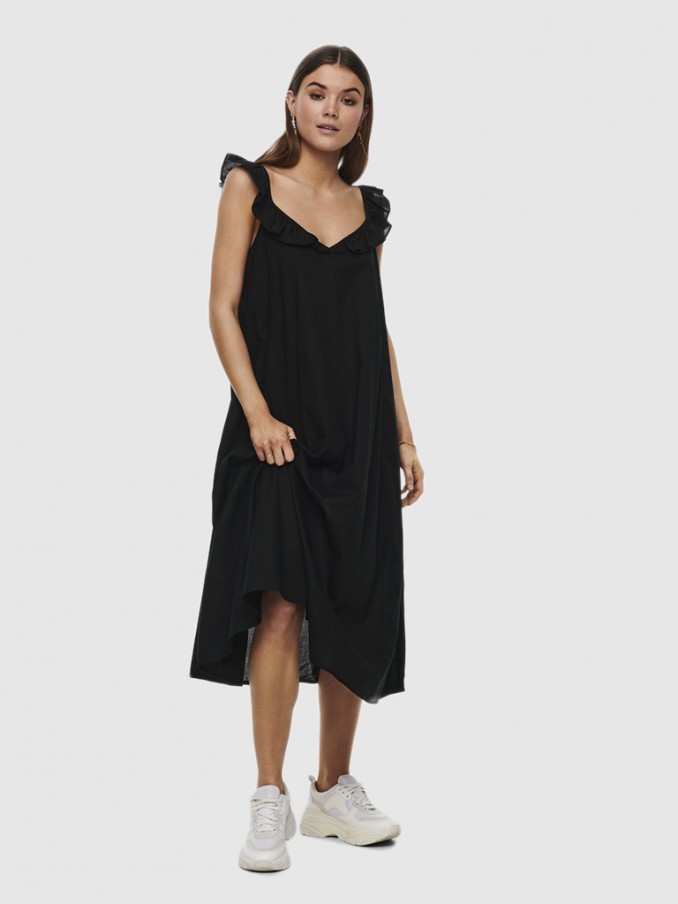 Vestido Mujer Negro Only