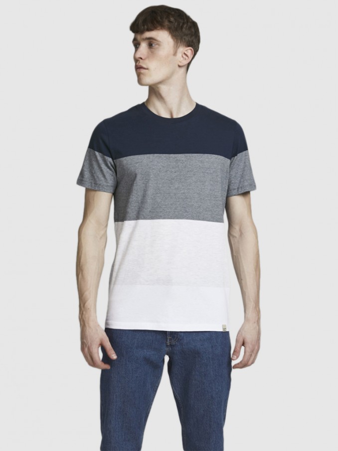 T-Shirt Man Navy Blue Jack & Jones