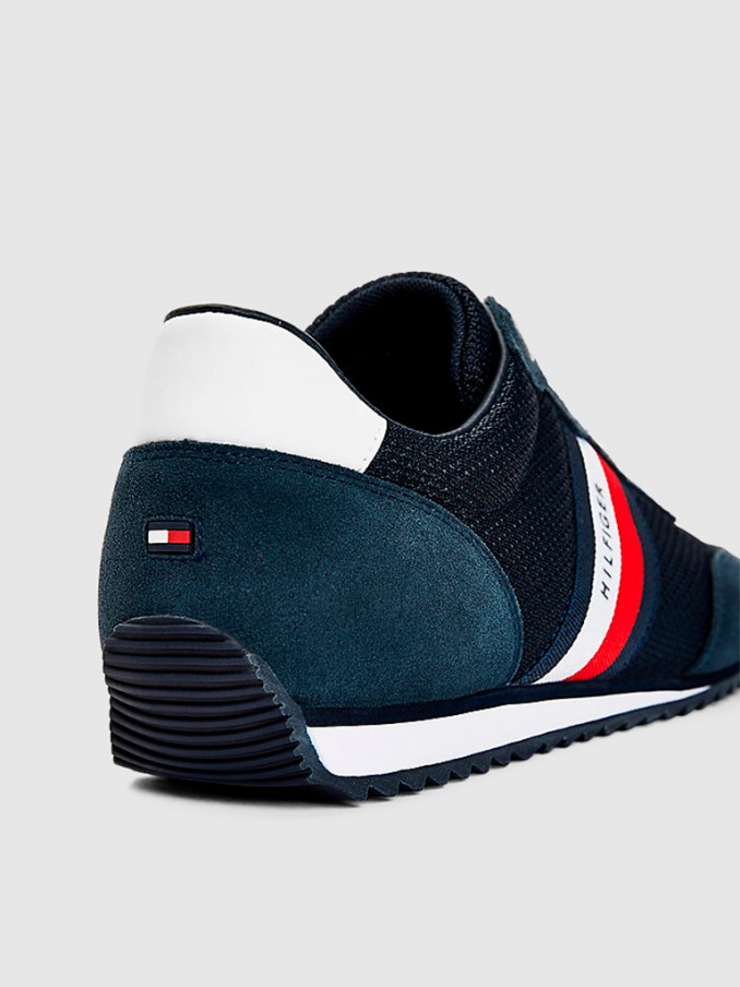 Tenis Hombre Azul Marino Tommy Jeans