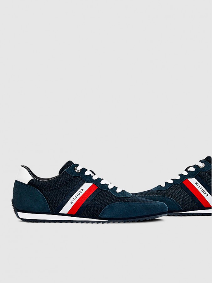 Tenis Hombre Azul Marino Tommy Jeans