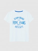Camiseta Niño Blanco Pepe Jeans London Camiseta Niño Blanco Pepe Jeans London