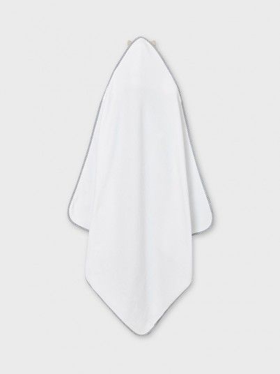 Towel Baby Boy White Mayoral