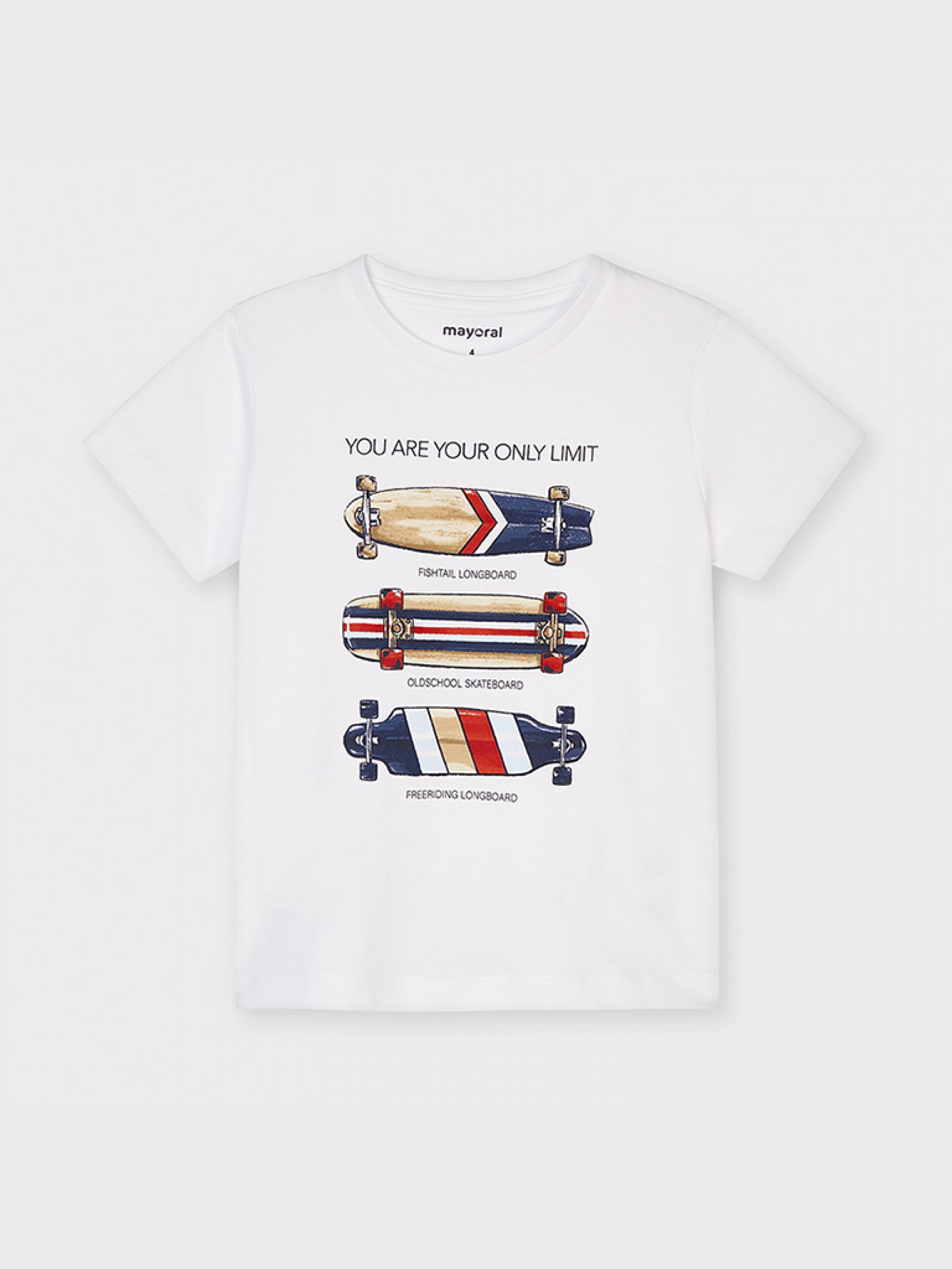 Camiseta Niño Blanco Mayoral