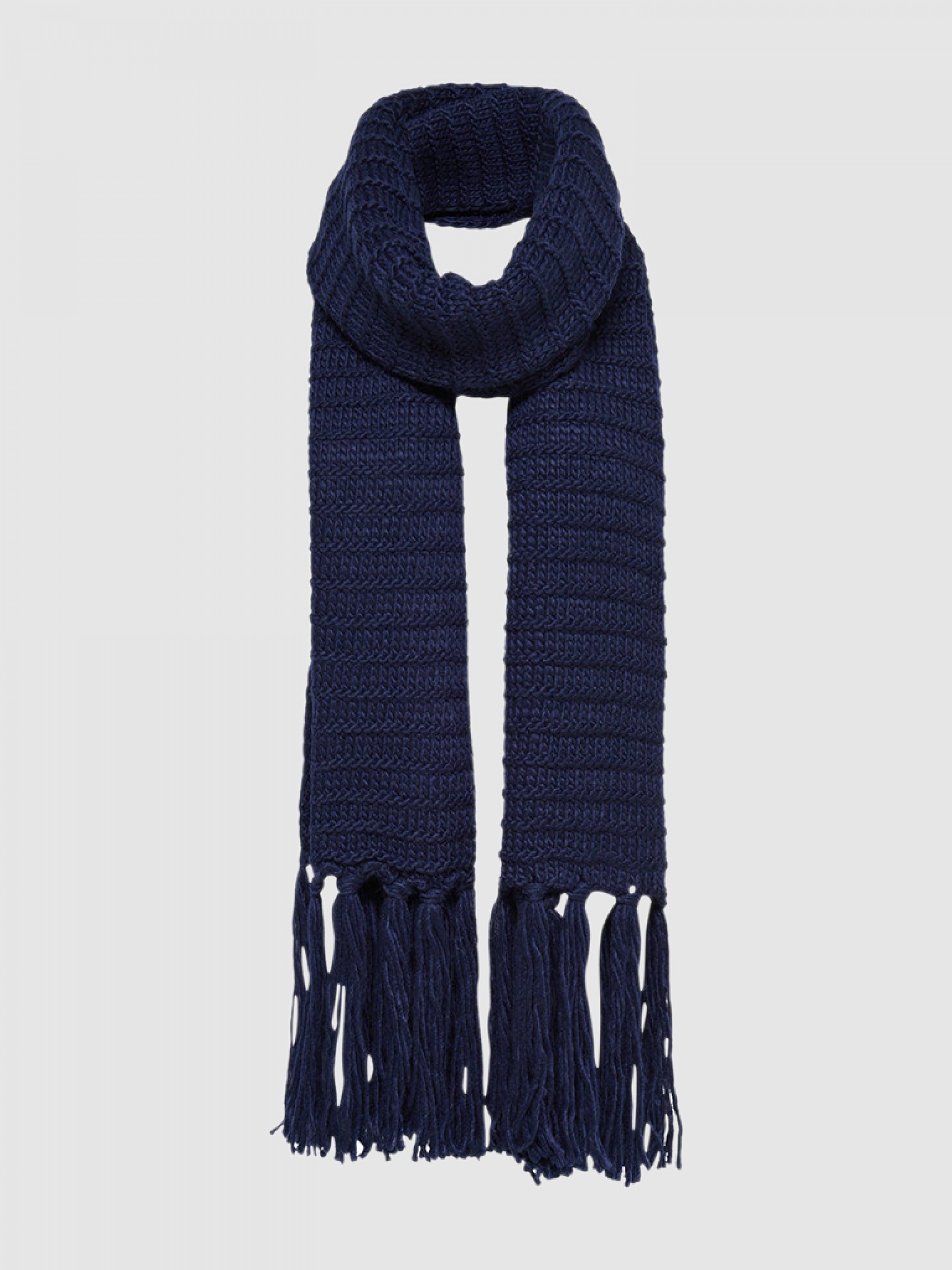 Scarf Woman Navy Blue Only