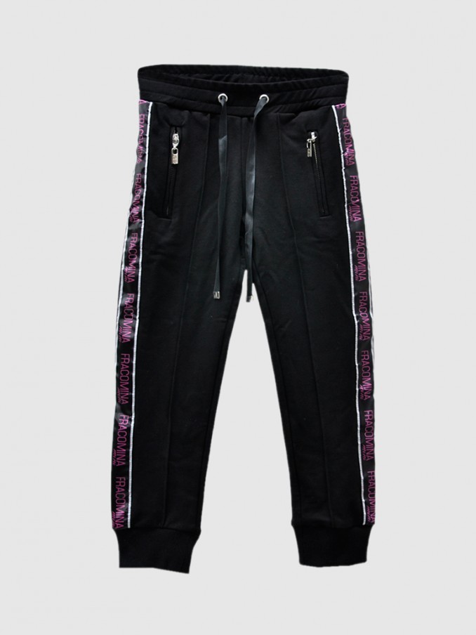 Pants Girl Black Fracomina