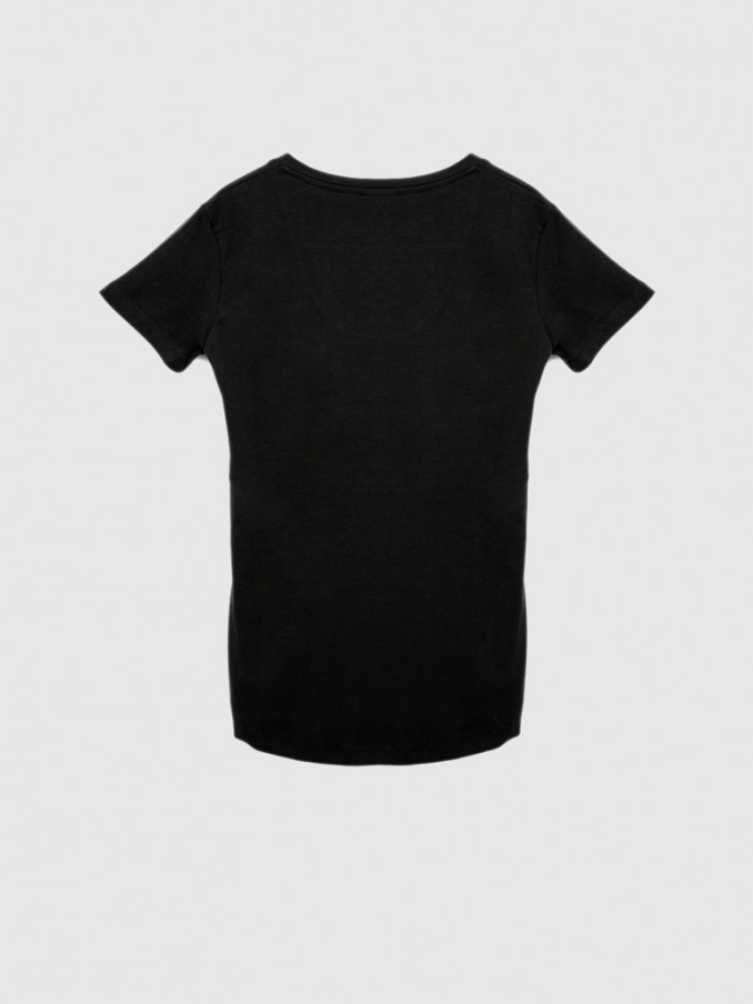 T-Shirt Woman Black Fracomina