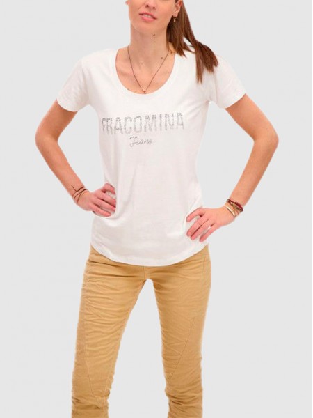 T-Shirt Woman White Fracomina