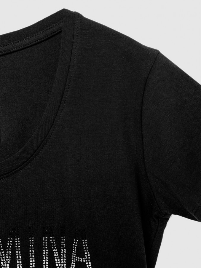 T-Shirt Woman Black Fracomina