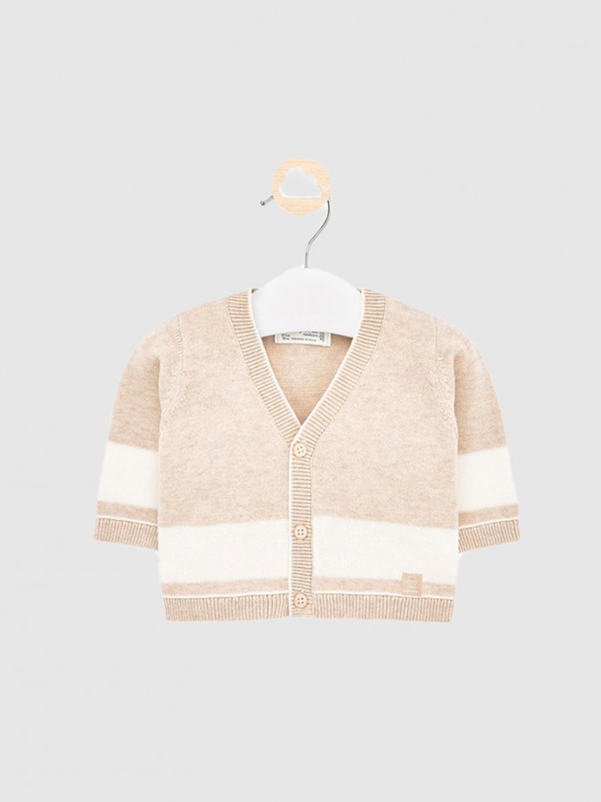 Chaqueta Bebe Nio Beige Mayoral