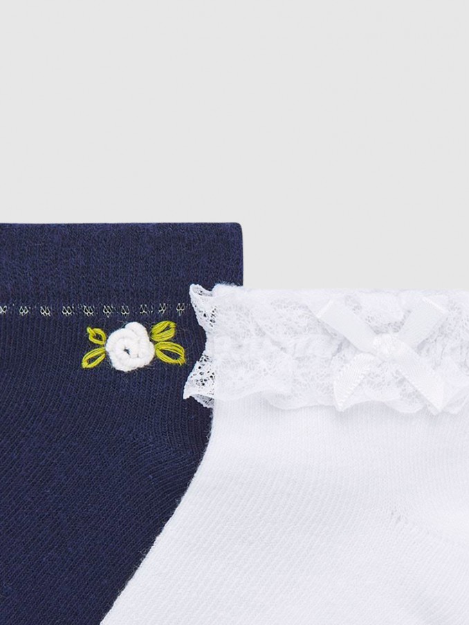 Socks Girl Navy Blue Mayoral