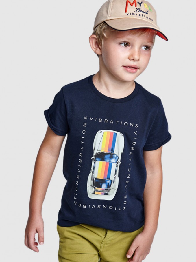 T-Shirt Boy Dark Blue Mayoral