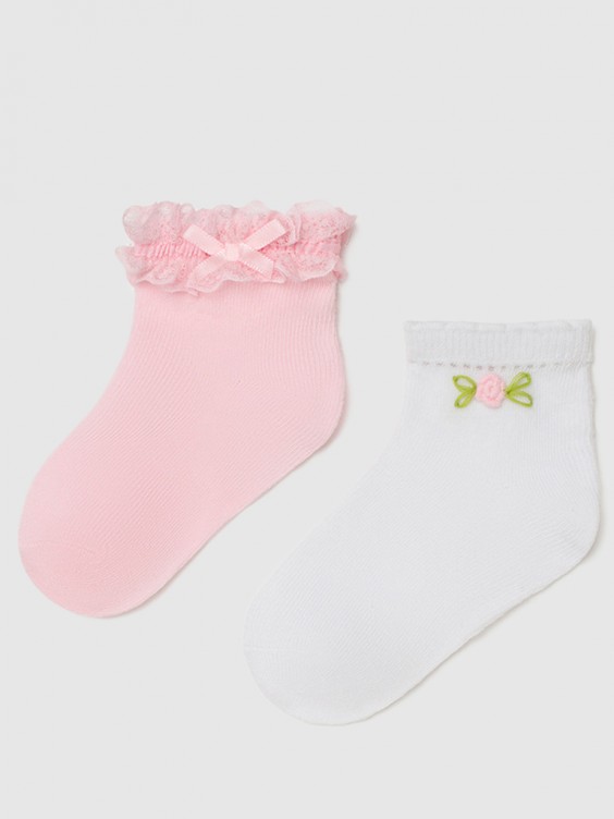 Mayoral Socks 6 pack - Roses Mayoral Socks 6 pack - Roses