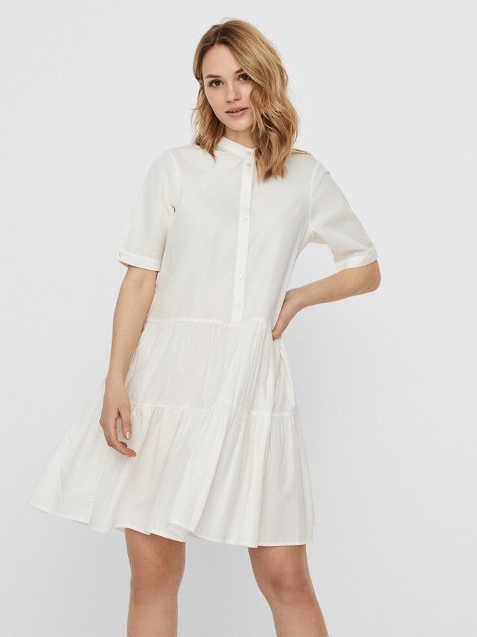Dress Woman White Vero Moda