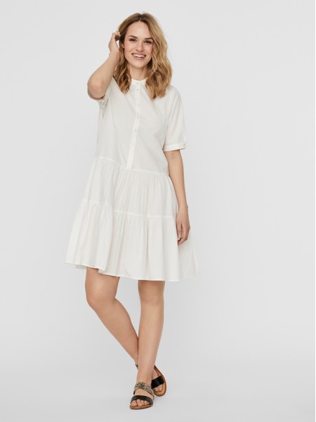 Vestido Mujer Blanco Vero Moda