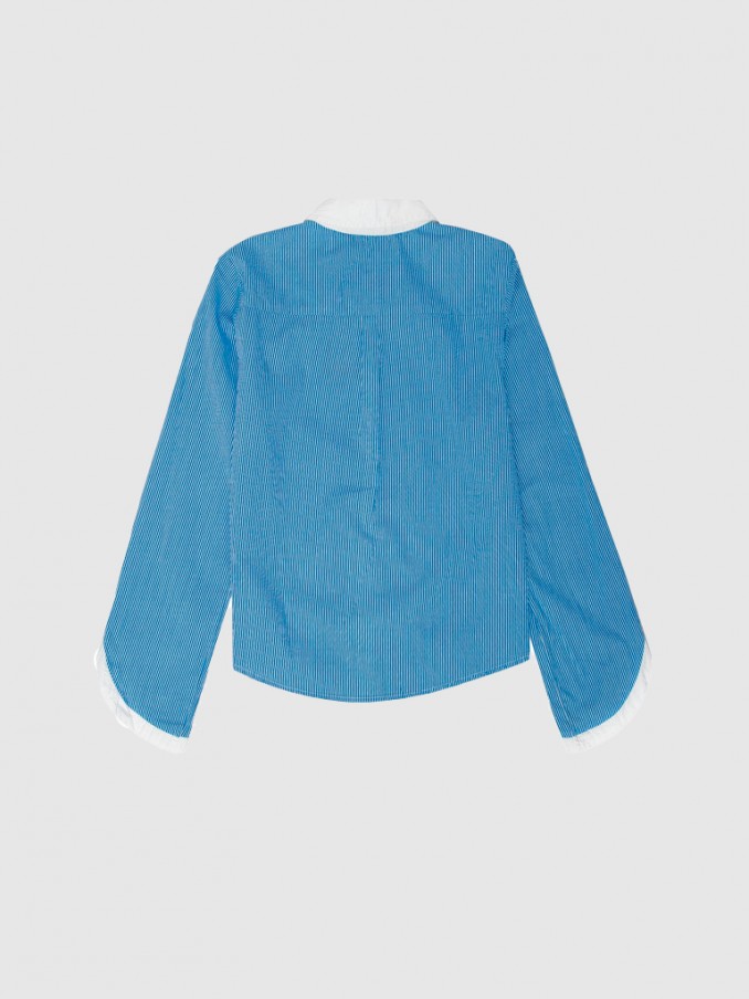Camisa Mujer Azul Vero Moda