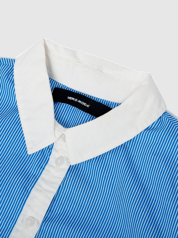 Camisa Mujer Azul Vero Moda