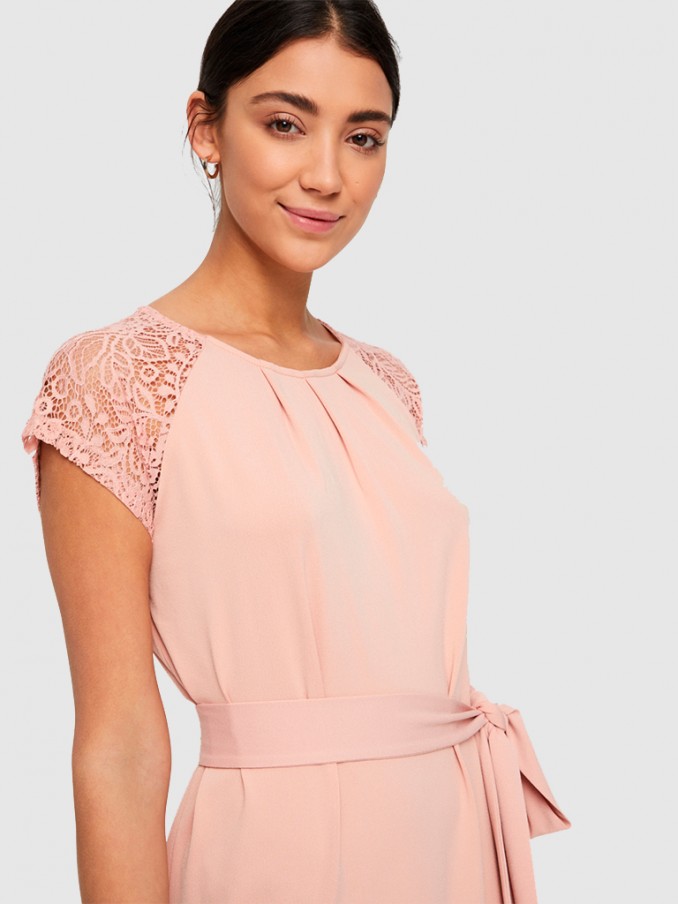 Vestido Mujer Rosa Vero Moda