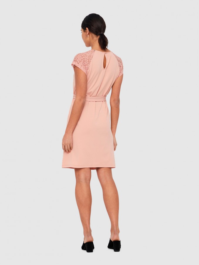 Vestido Mujer Rosa Vero Moda