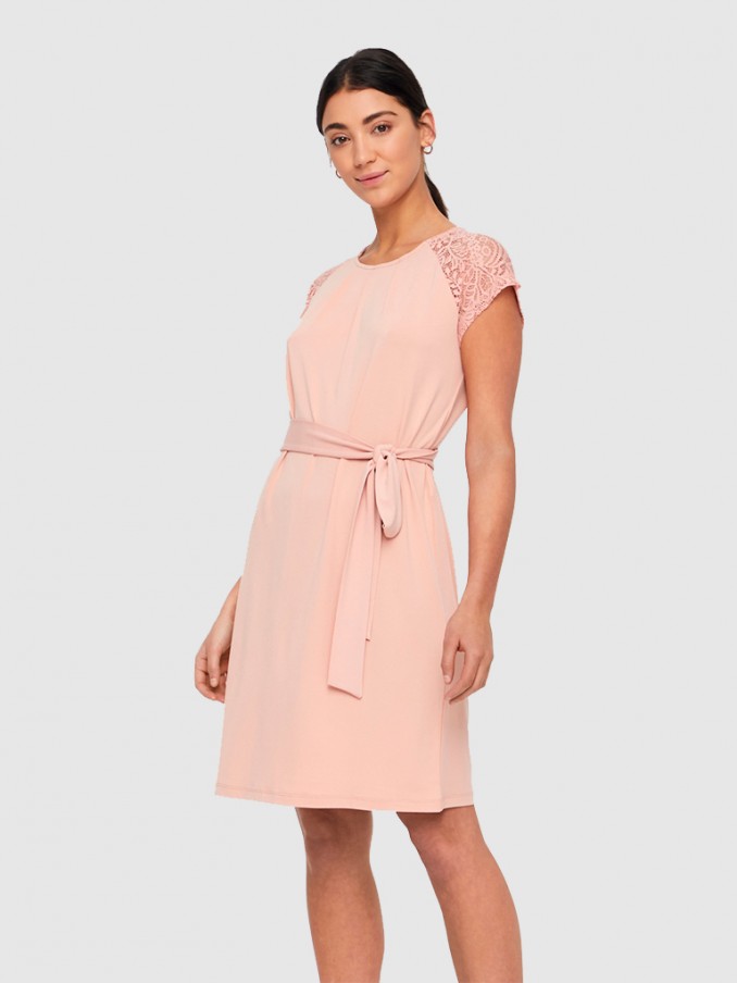 Vestido Mujer Rosa Vero Moda