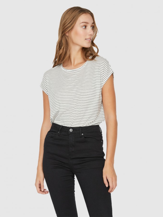 T-Shirt Woman Stripes Vero Moda