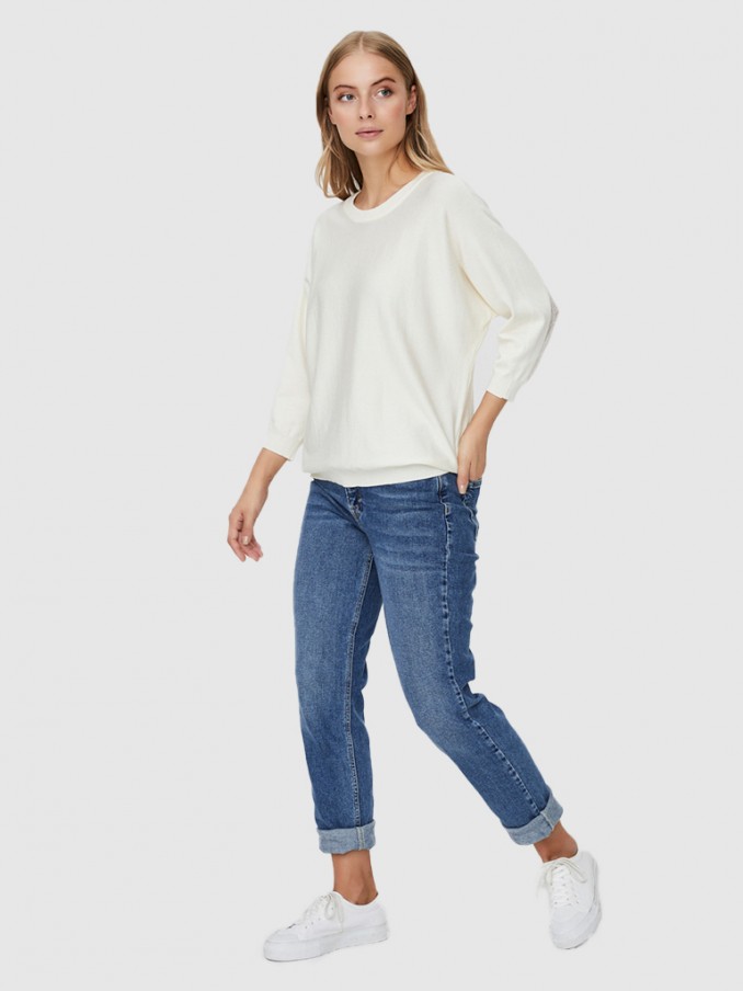 Prendas de Punto Mujer Crema Vero Moda