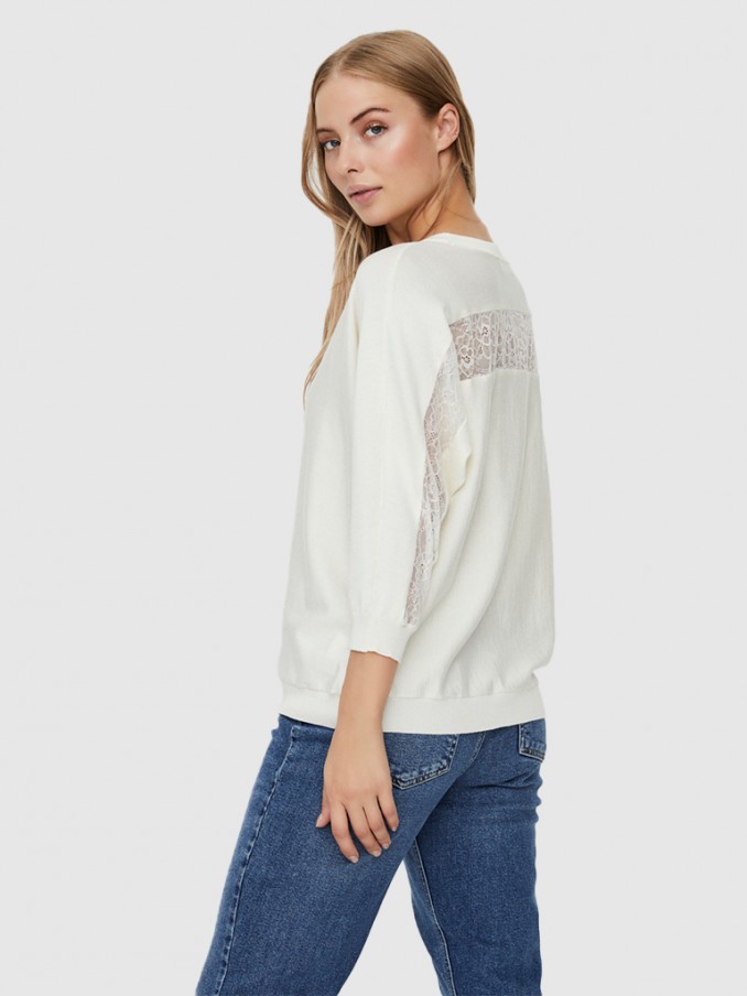 Prendas de Punto Mujer Crema Vero Moda