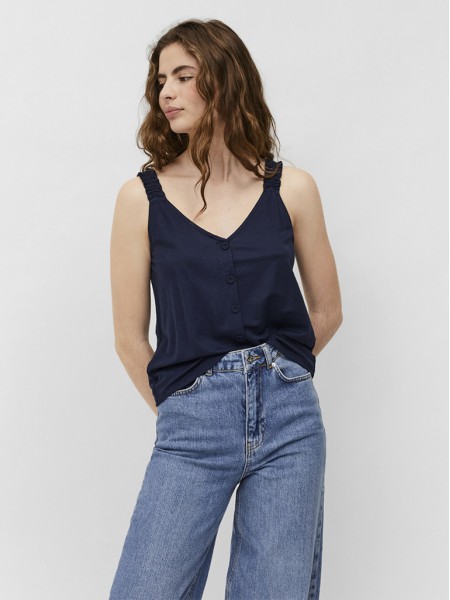 Blusa Mujer Azul Marino Vero Moda