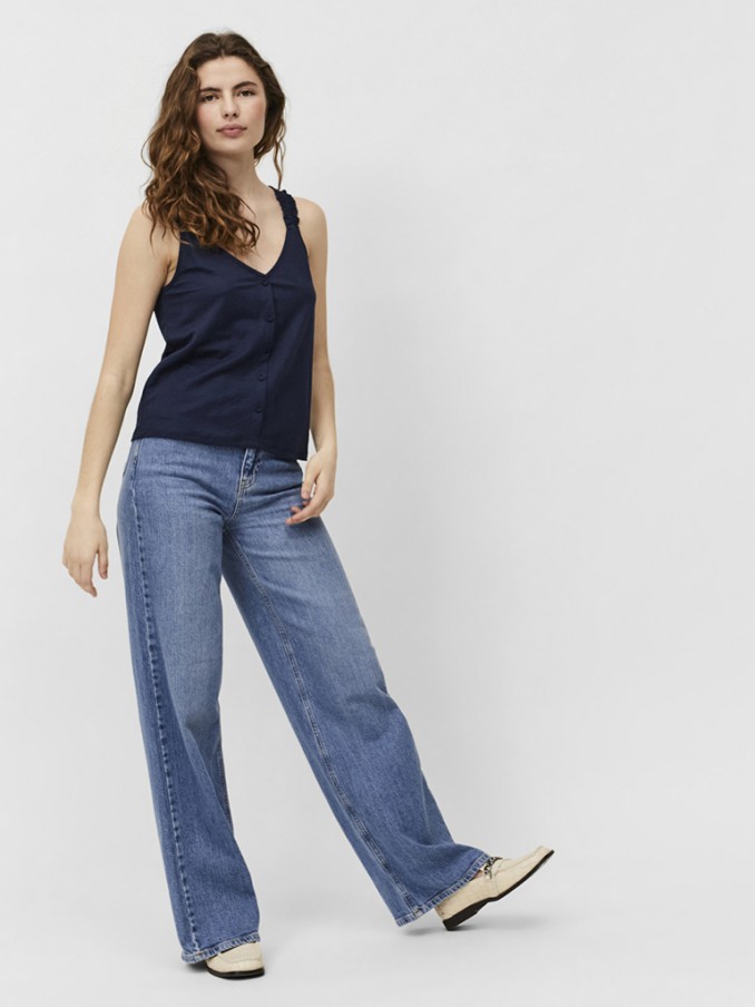 Shirt Woman Navy Blue Vero Moda