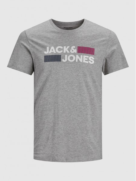 T-Shirt Man Grey Jack & Jones